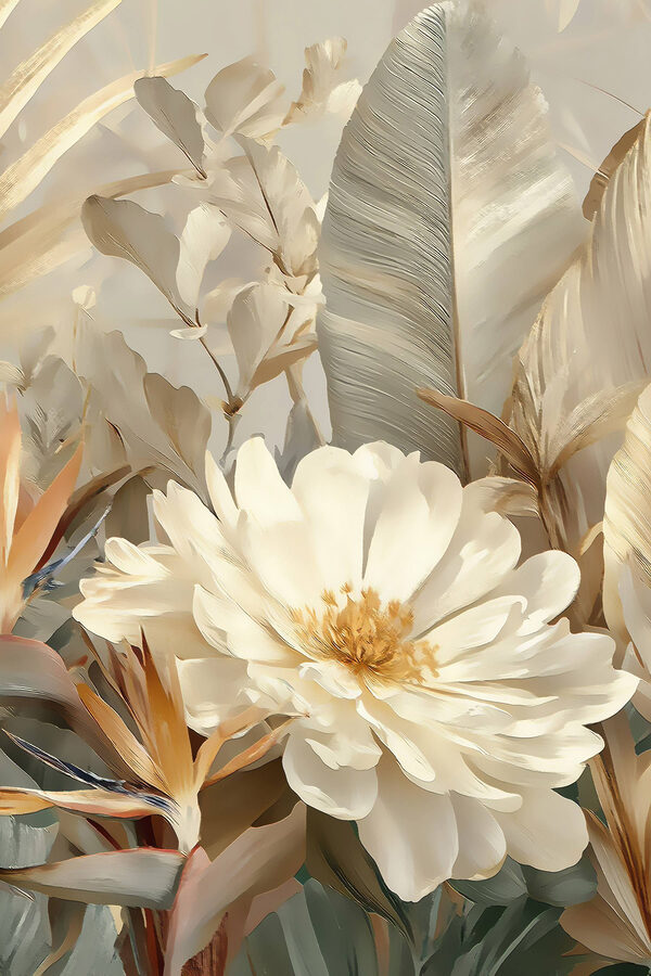 Delicate blooms in soft hues