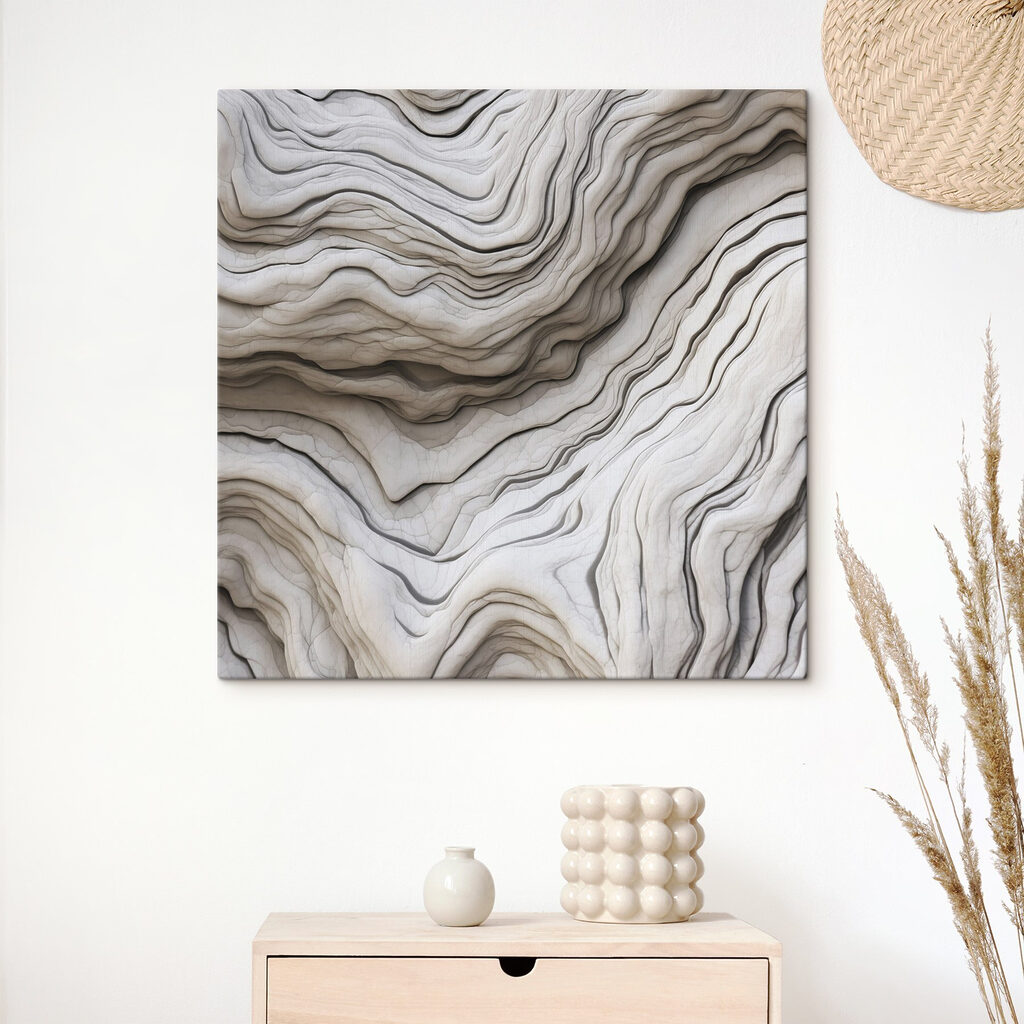 White and grey wavy surface White and grey wavy surface