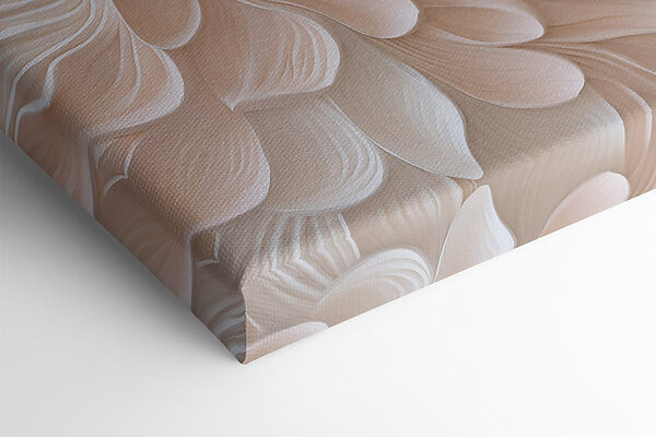 White and pink flower petals