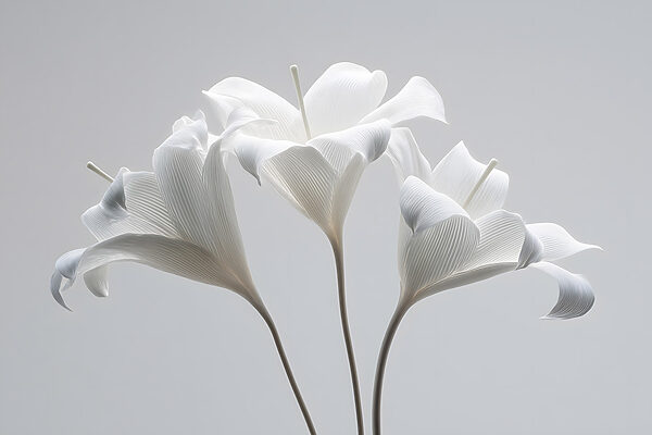 Group of white flowers Group of white flowers