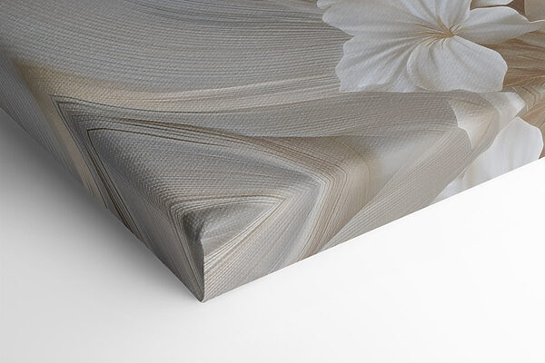 Delicate floral design with flowing lines Delicate floral design with flowing lines