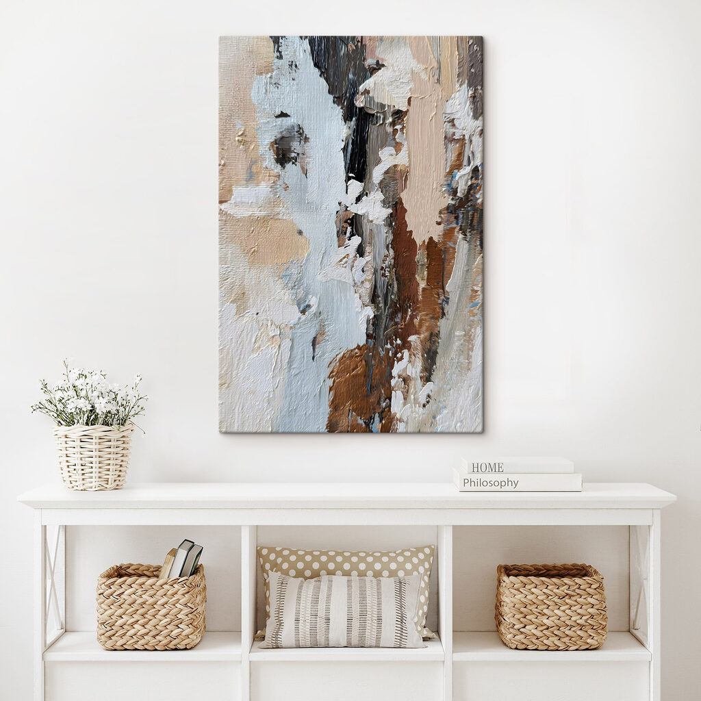 Abstract layers in soft earth tones Abstract layers in soft earth tones