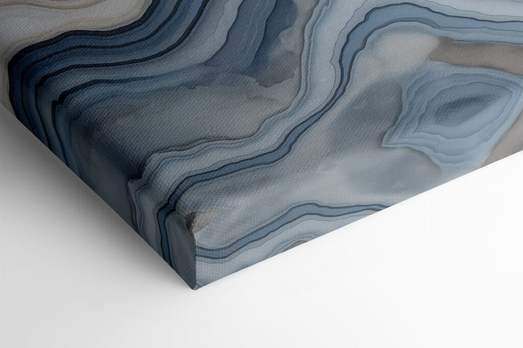 Fluid waves of cool colors Fluid waves of cool colors