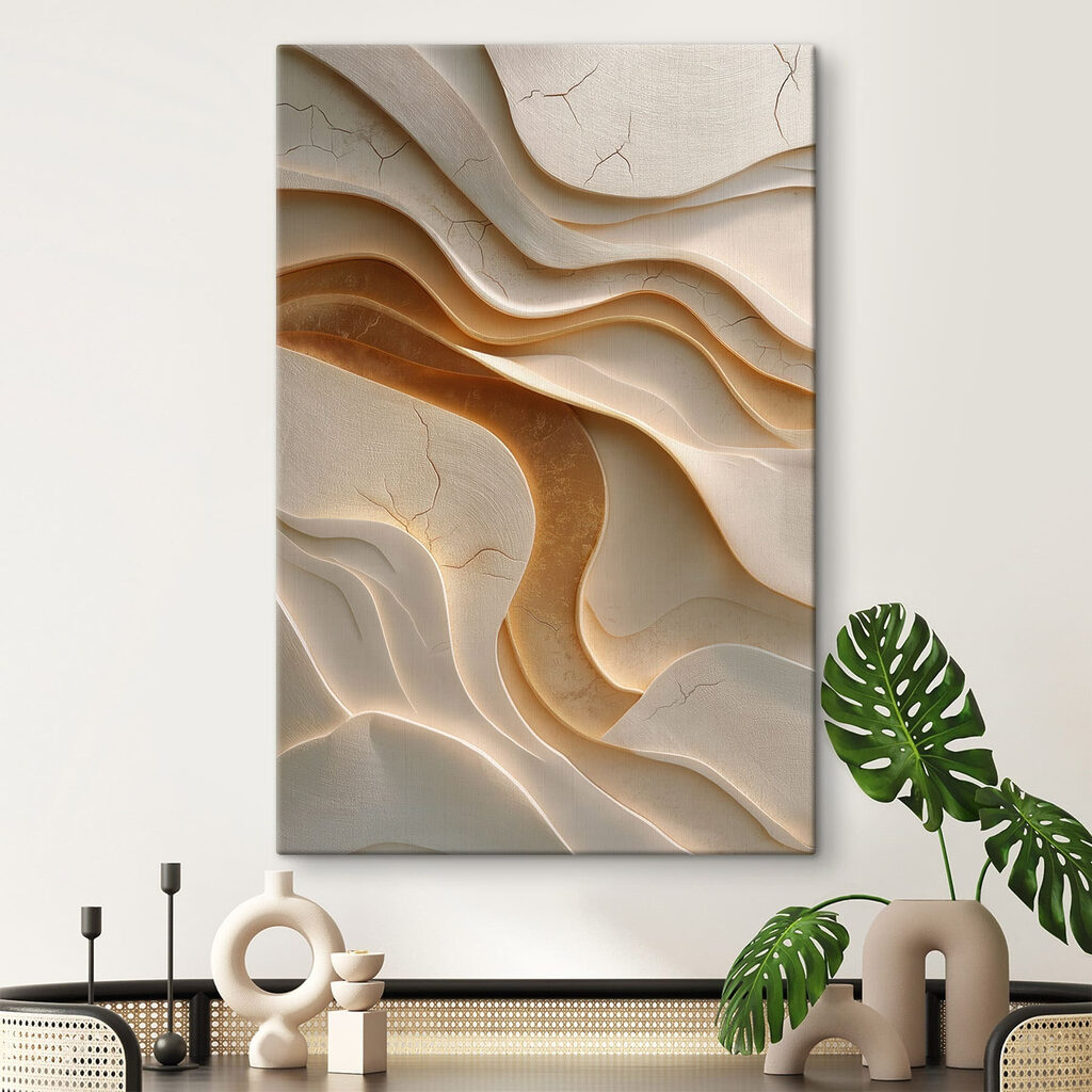 Waves of texture and subtle color