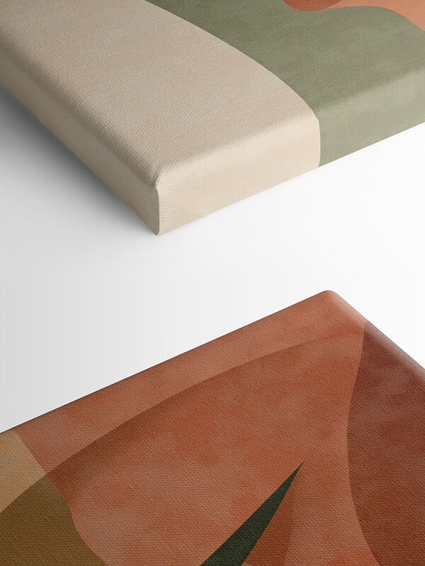 Abstract profile in soft colors Abstract profile in soft colors