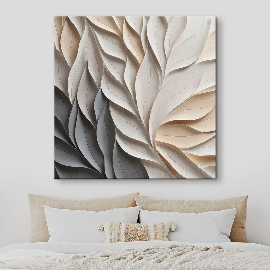 Flowing forms in soft hues