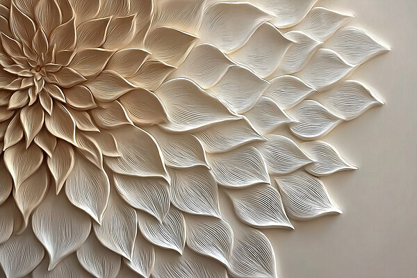 Elegant floral design in soft tones Elegant floral design in soft tones