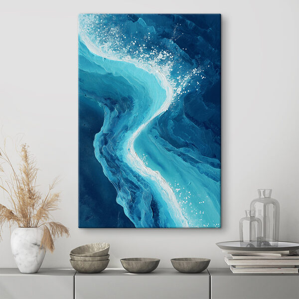 Картина Синя та біла вода (Артикул: s48452) Картина Картина Синя та біла вода (Артикул: s48452)