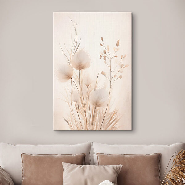 Delicate flora in soft hues