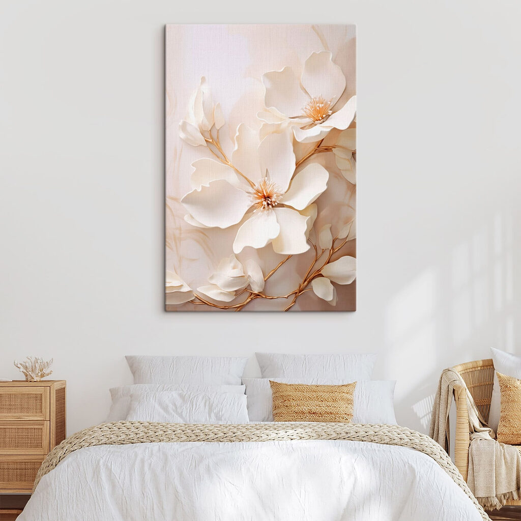 Delicate florals in soft hues