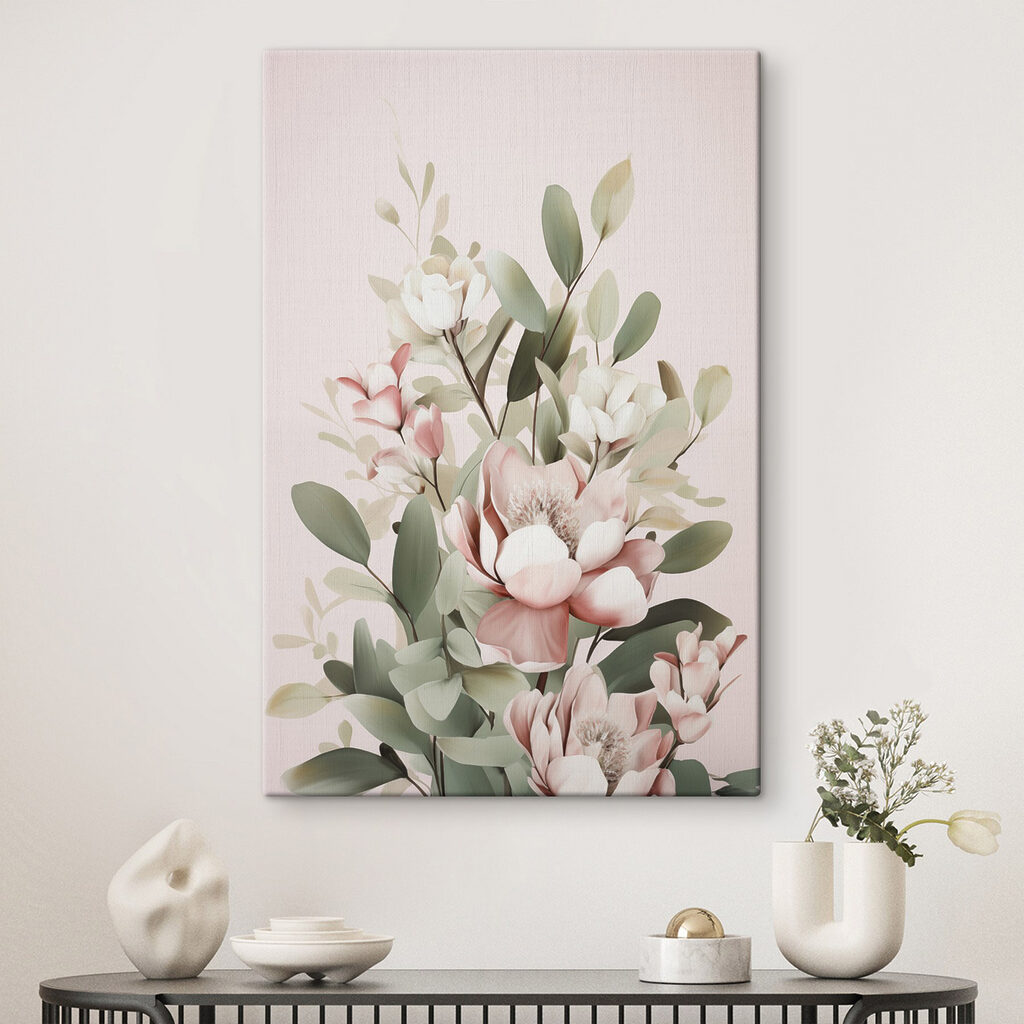 Soft blooms in gentle hues Soft blooms in gentle hues
