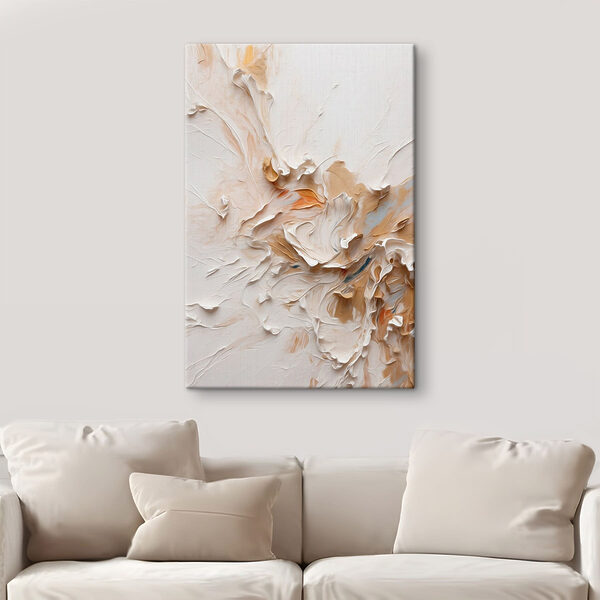 White and brown paint