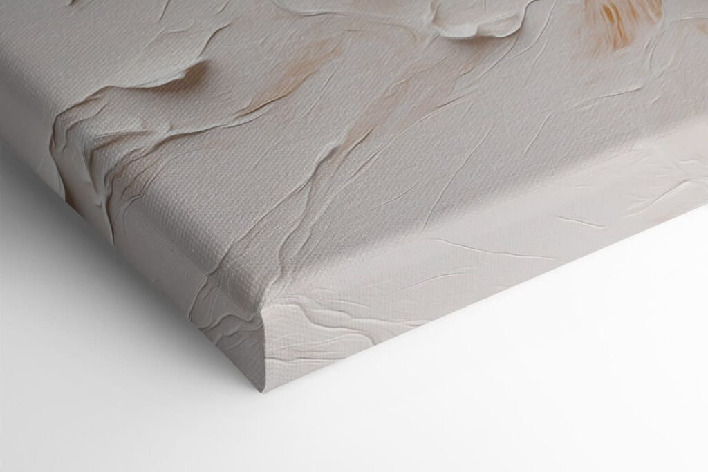 White and brown paint