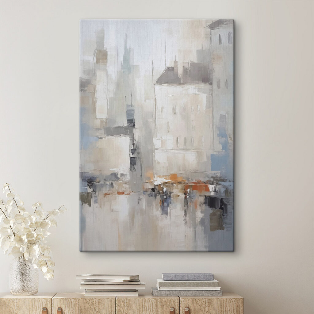 Painting of a building