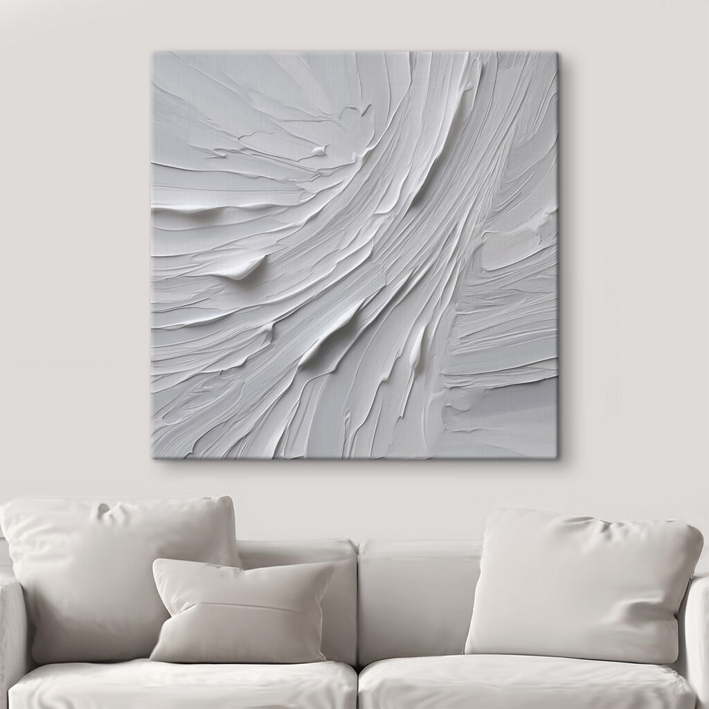 Soft waves of textured paint strokes Soft waves of textured paint strokes