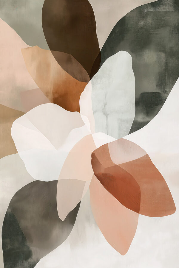 Soft hues blend in abstract harmony Soft hues blend in abstract harmony