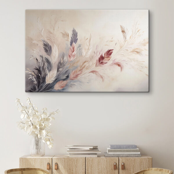 Painting of feathers