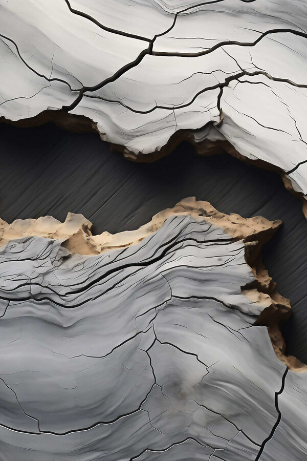 Fluid patterns in striking contrast Fluid patterns in striking contrast