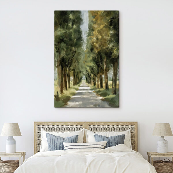 Road lined with trees