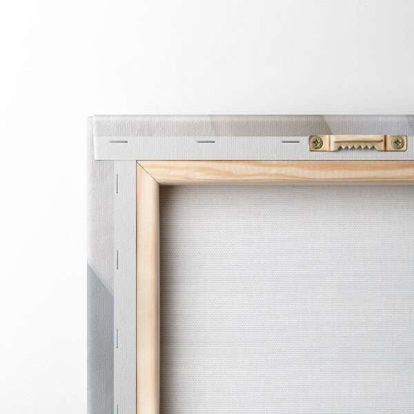 White wall with curved lines