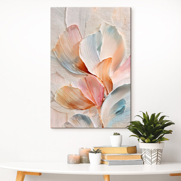 Delicate strokes of pastel colors