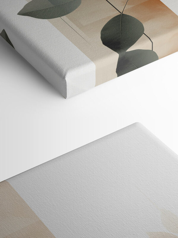 Serene botanical composition in soft hues Serene botanical composition in soft hues
