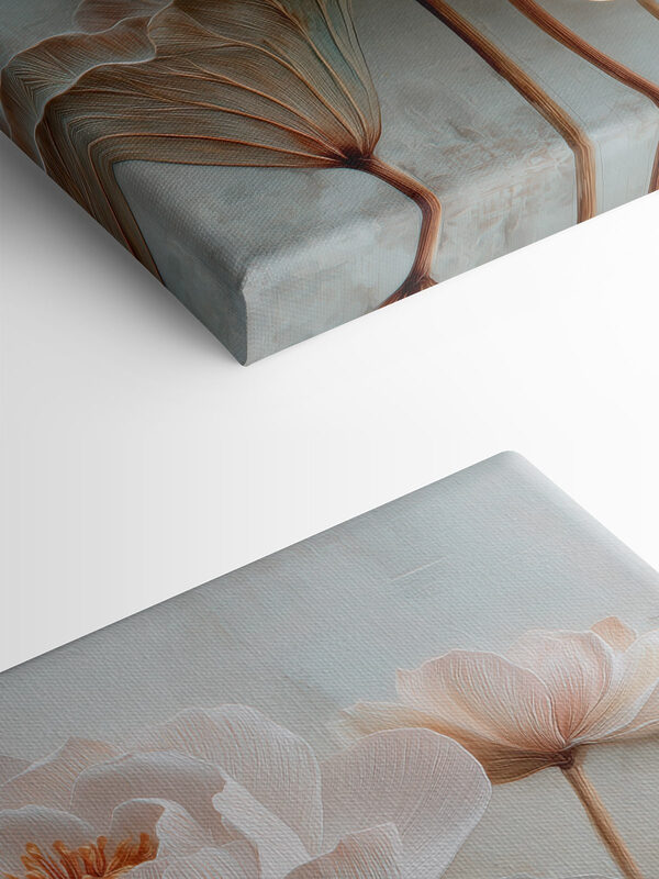 Delicate blooms in soft pastel tones