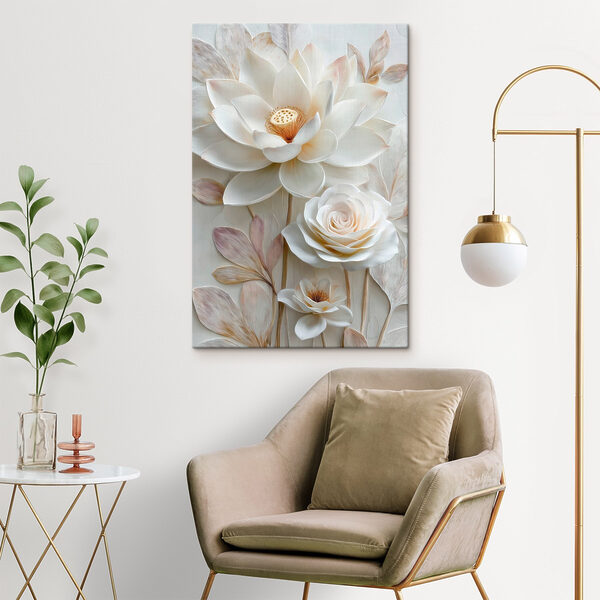 Delicate flowers bring serene beauty