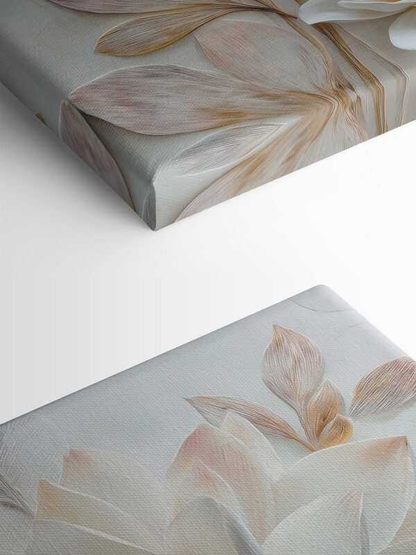 Delicate flowers bring serene beauty