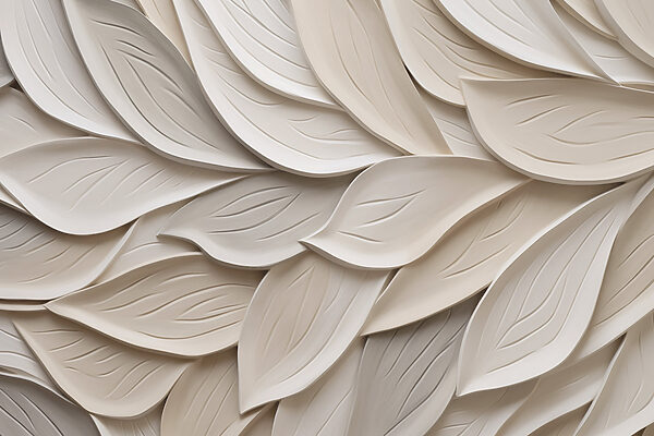 Intricate layers of stylized leaves Intricate layers of stylized leaves