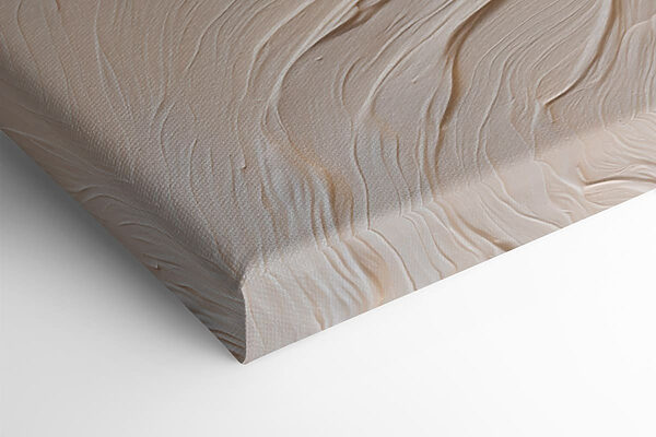 White surface with wavy lines