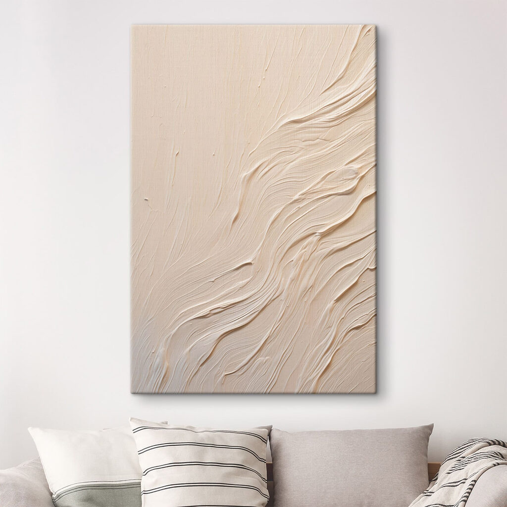 White surface with wavy lines
