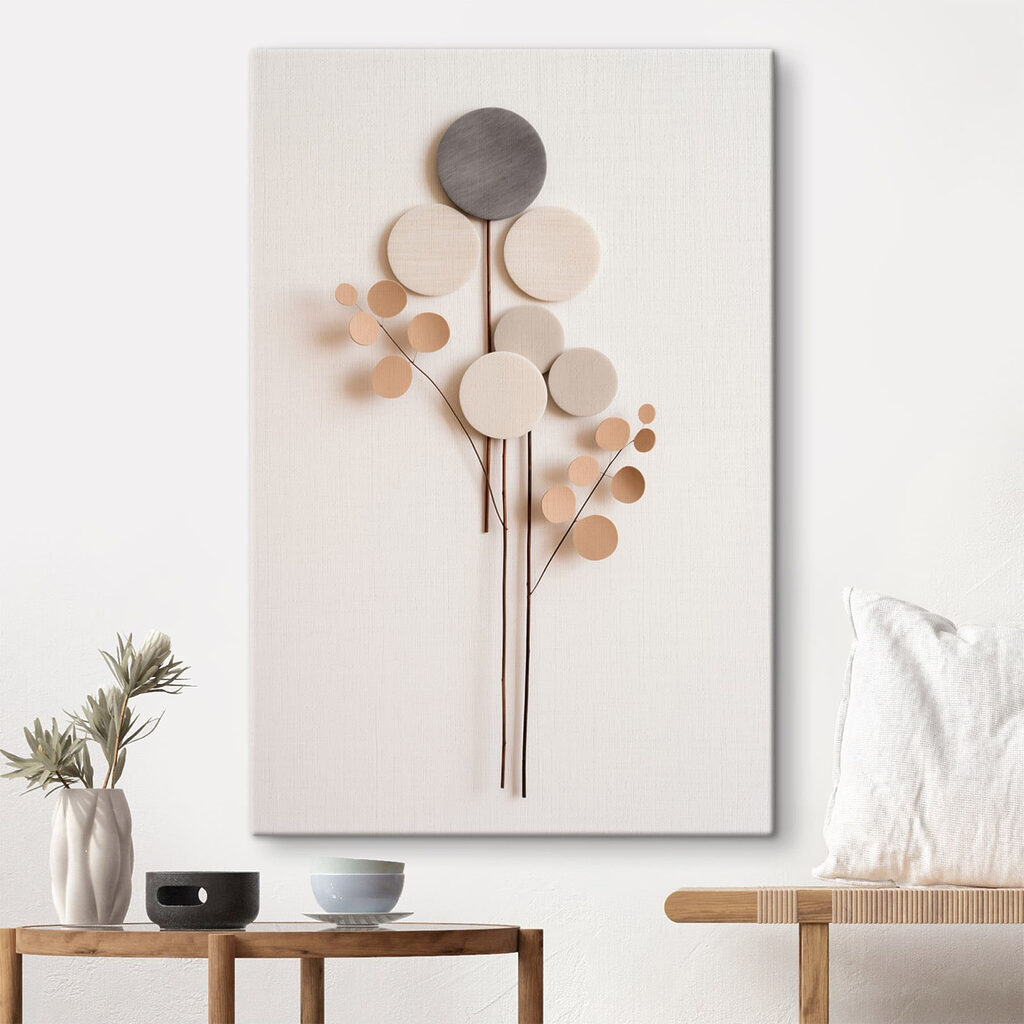 Group of circles on a stem Group of circles on a stem