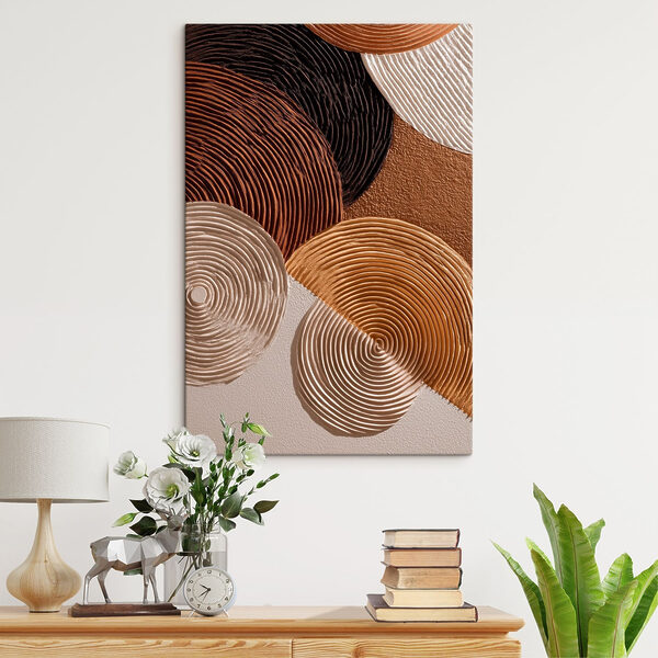Flowing patterns in earthy tones Flowing patterns in earthy tones