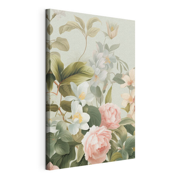 Delicate blooms in soft hues