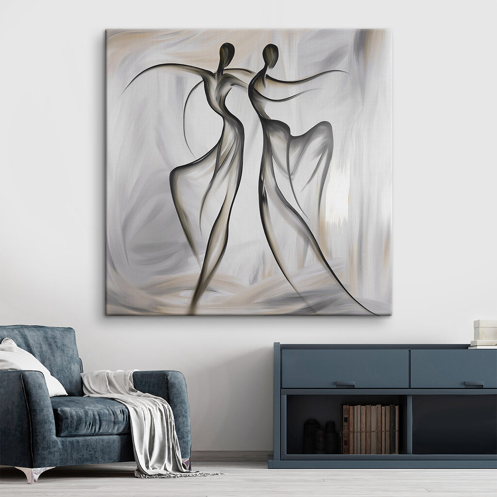 Couple of women dancing