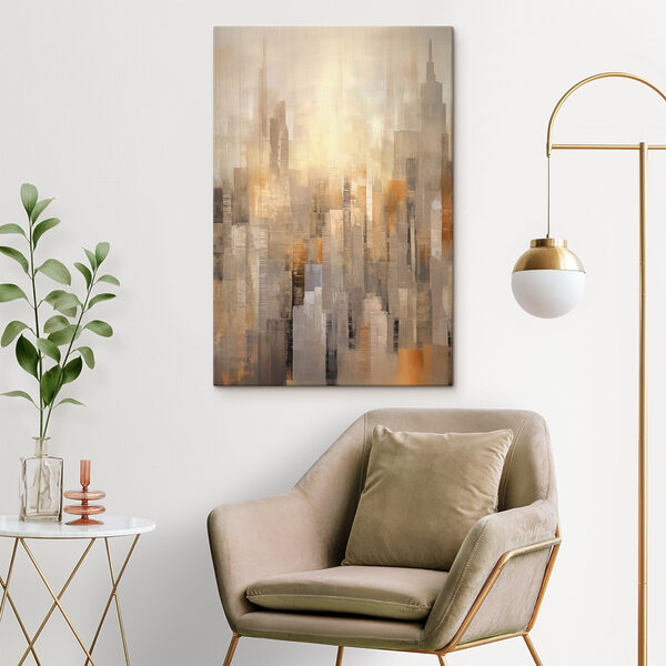Painting of a city