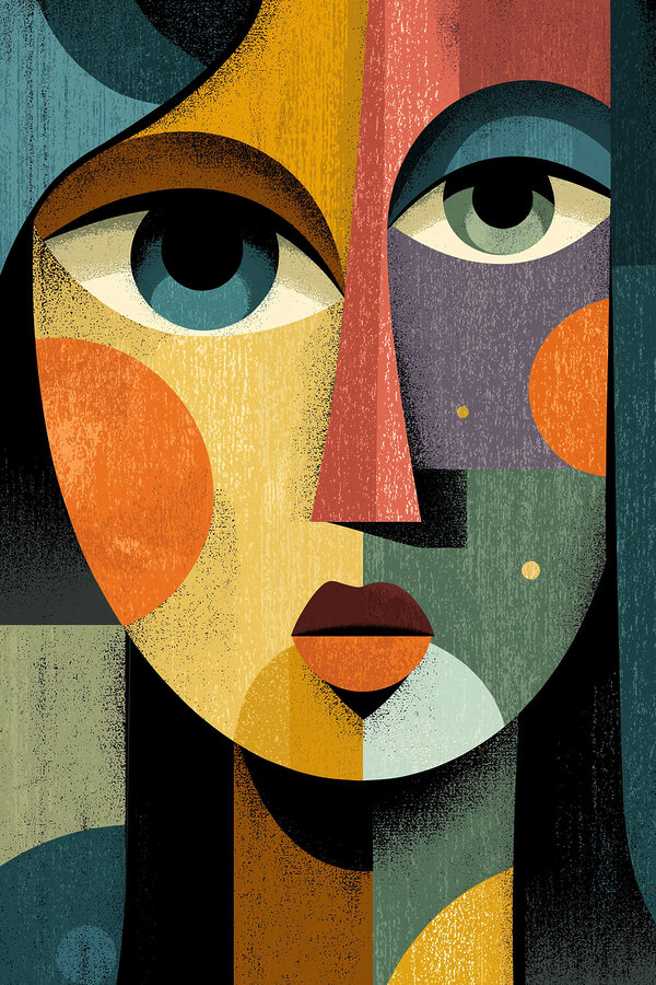 Bold colors meet abstract features