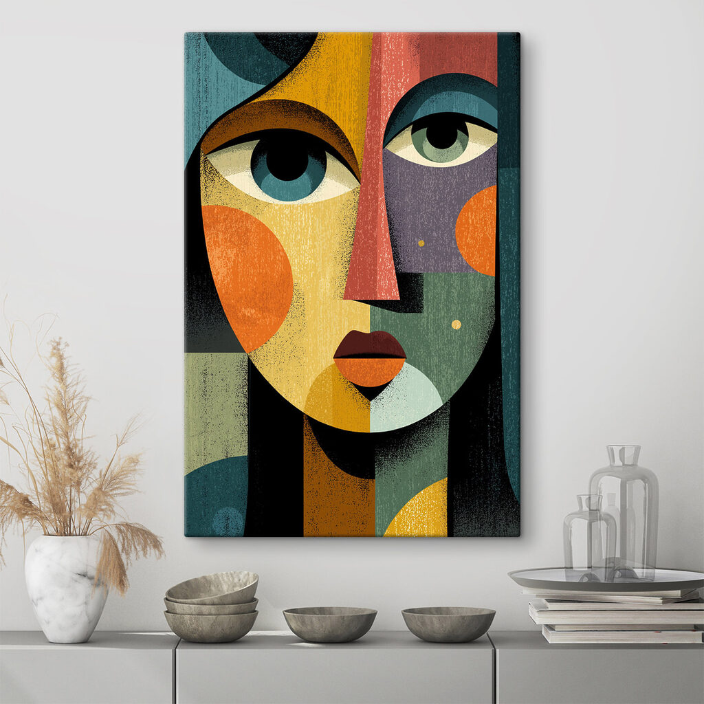 Bold colors meet abstract features