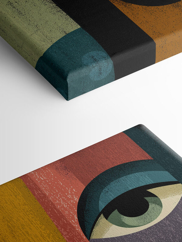 Bold colors meet abstract features