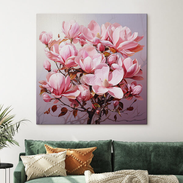 Delicate pink blooms in full glory Delicate pink blooms in full glory