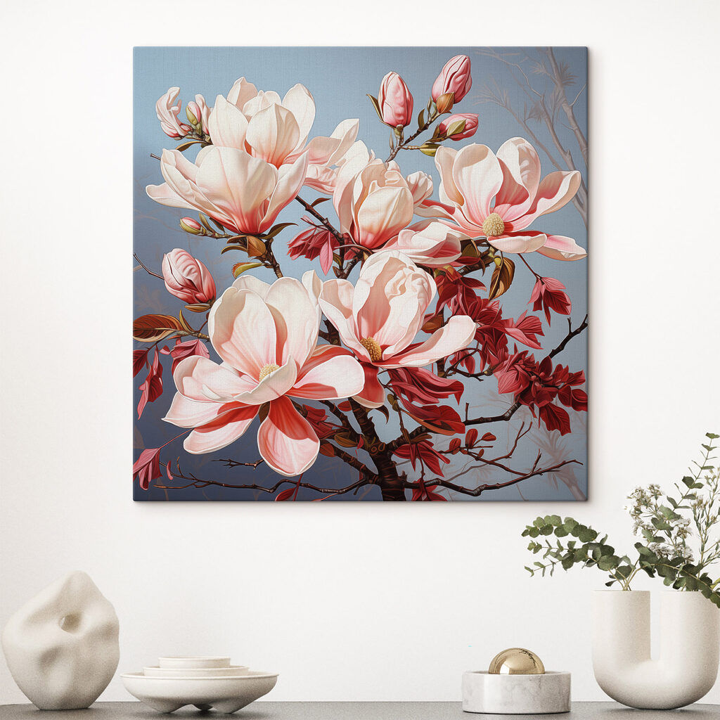 Blossoms in soft pastel hues Blossoms in soft pastel hues