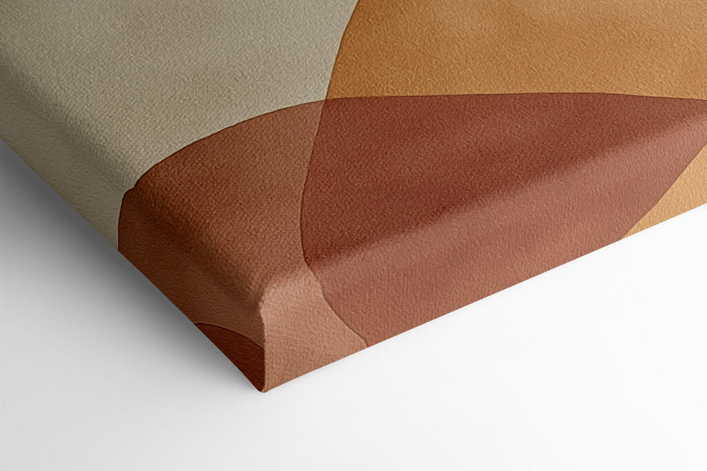 Flowing shapes in warm hues Flowing shapes in warm hues