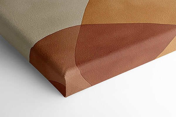 Flowing shapes in warm hues Flowing shapes in warm hues