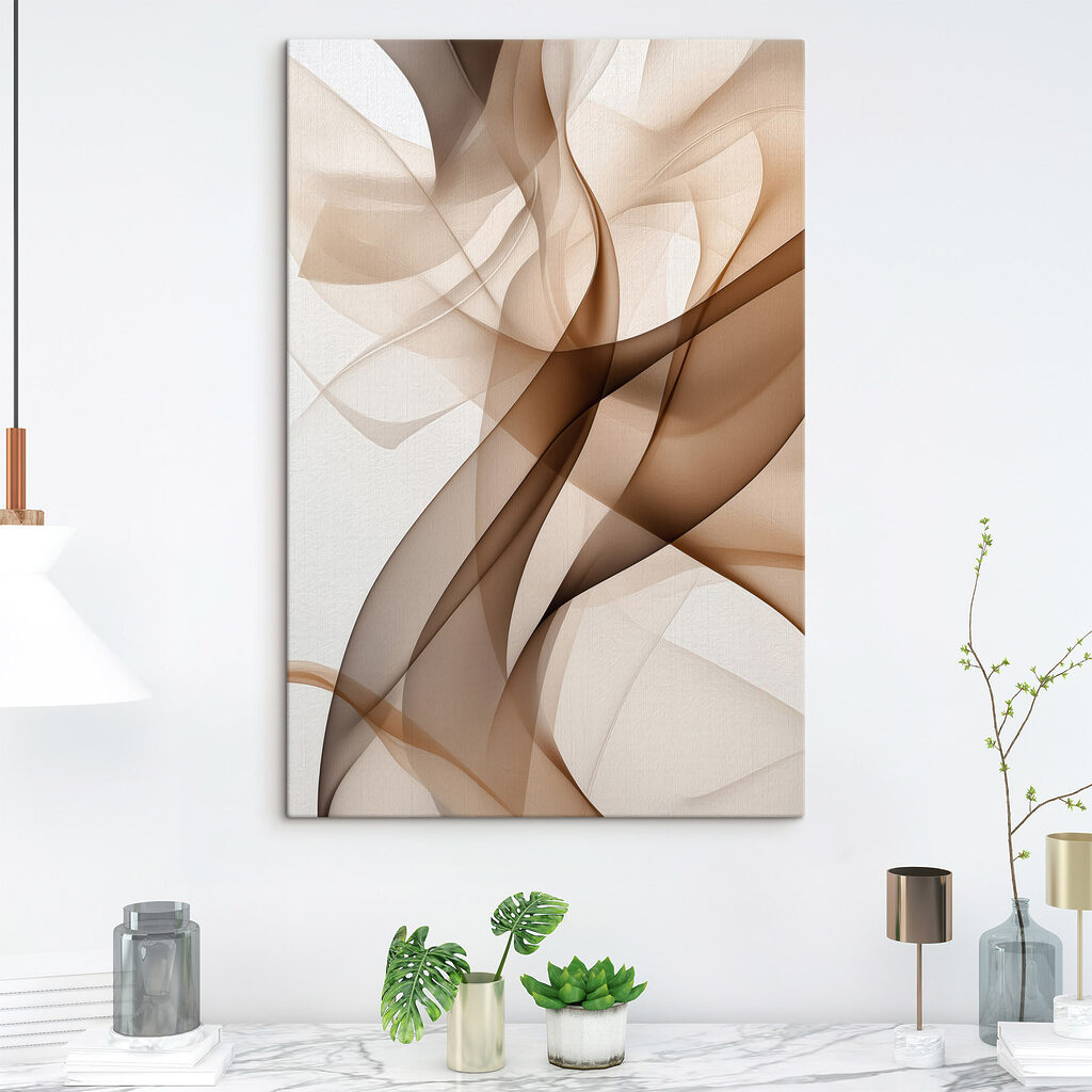 Flowing Abstract Patterns in Soft Tones Flowing Abstract Patterns in Soft Tones