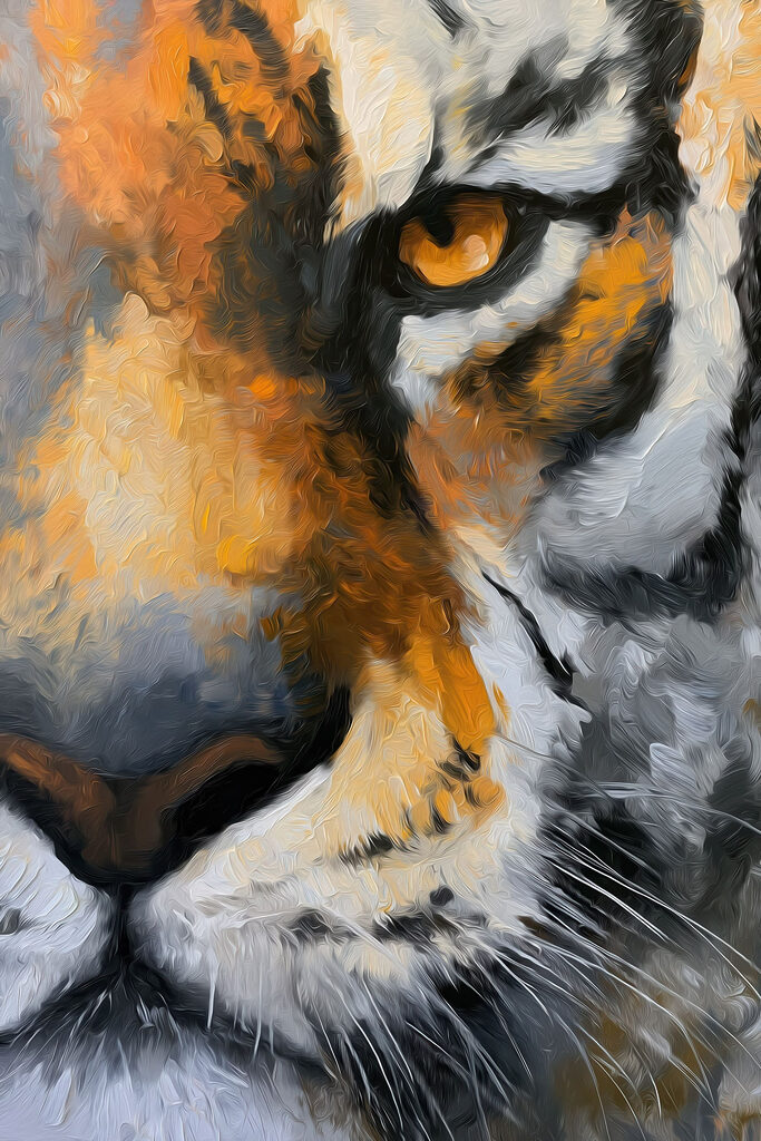 Majestic predator in vibrant colors Majestic predator in vibrant colors