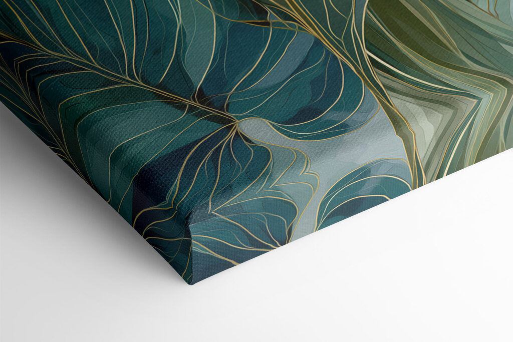 Vibrant green leaf patterns intertwined Vibrant green leaf patterns intertwined