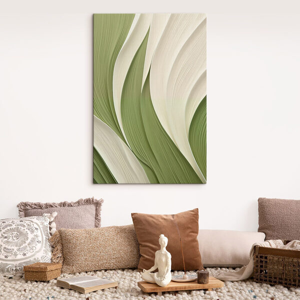 Flowing lines in soft colors