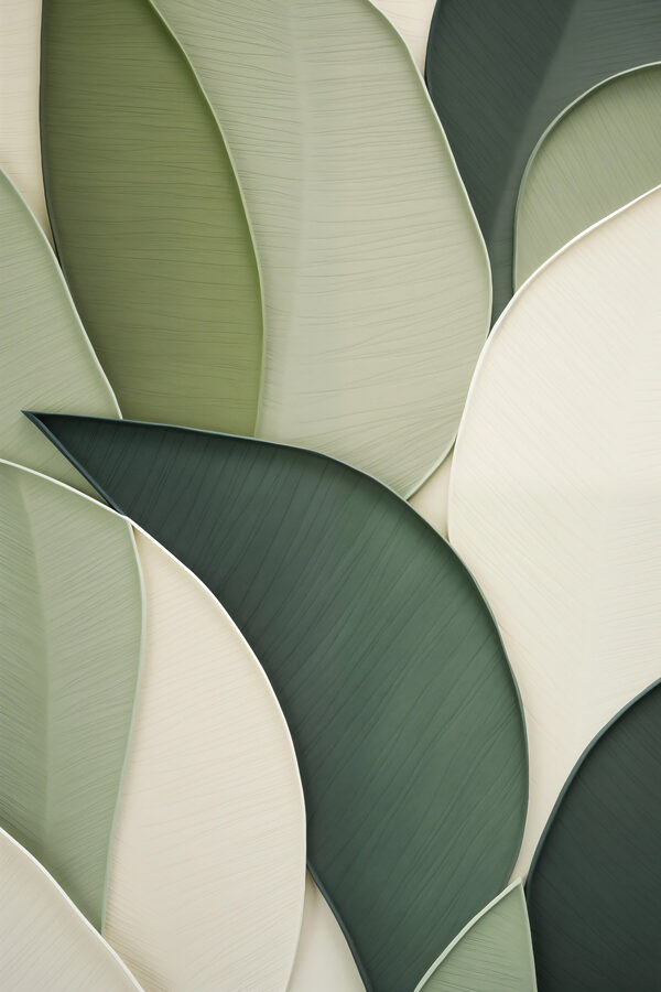 Nature-inspired layered leaf design Nature-inspired layered leaf design