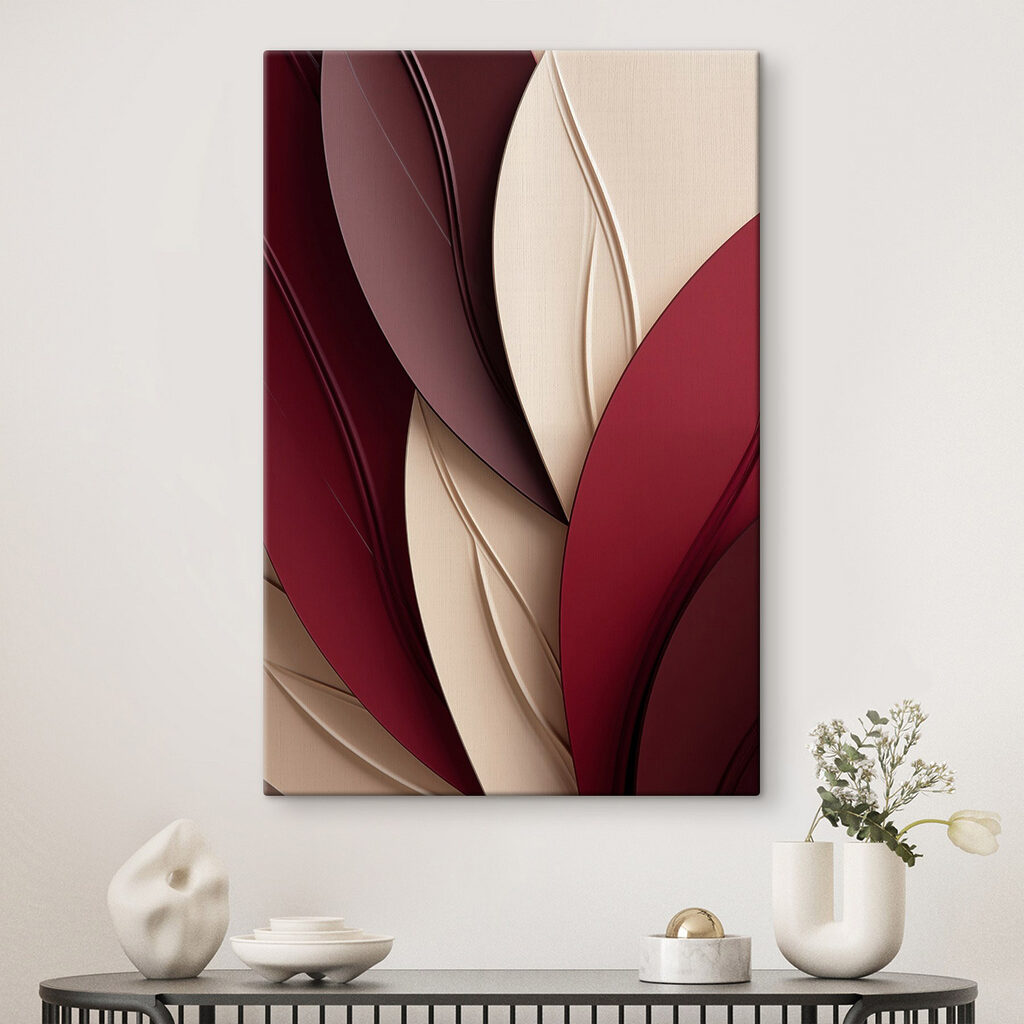 Flowing curves in warm hues Flowing curves in warm hues